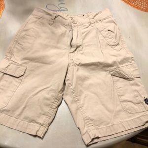 U.S. Polo Assn boys khaki cargo shorts